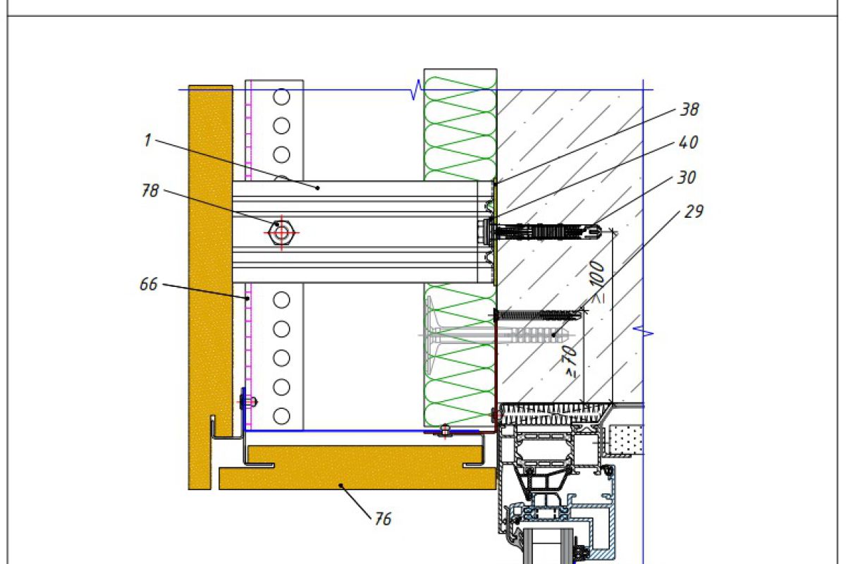 Подсистема фасадов - схема 9